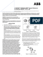 Instruction Manual DODGE TORQUE-ARM™ Speed Reducers Taper Bushed WSCXT 115 & 125