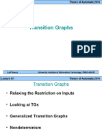 Transition Graphs: Asif Nawaz University Institute of Information Technology, PMAS-AAUR
