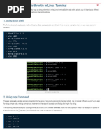 5 Useful Ways To Do Arithmetic in Linux Terminal