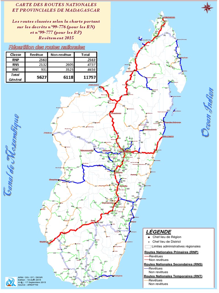 Carte Reseau-Routier 2015 | PDF