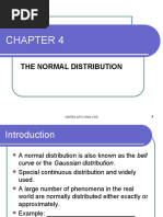 The Normal Distribution: 1 Qmt554 Data Analysis