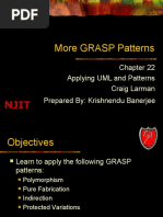 More GRASP Patterns: Applying UML and Patterns Craig Larman Prepared By: Krishnendu Banerjee