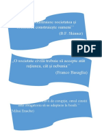 ,,oamenii Construiesc Societatea Și Societatea Construiește Oameni''