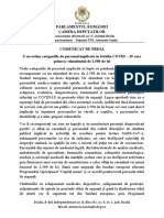 Comunicat de presa A. Ionita-27 mai 2020