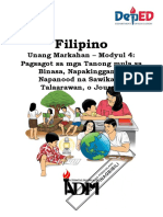 Q1 Module 4 (Filipino 5)