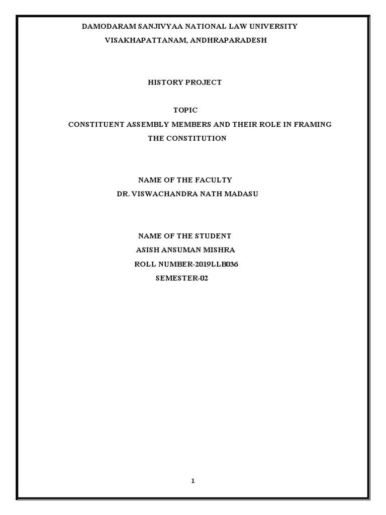 Assam's Role in India's Constitution | PDF | Indian National Congress ...