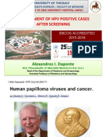 Management of HPV Positive Cases After Screening: Alexandros I. Daponte