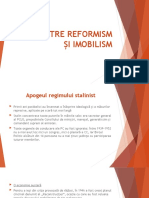 URSS Între Reformism Și Imobilism