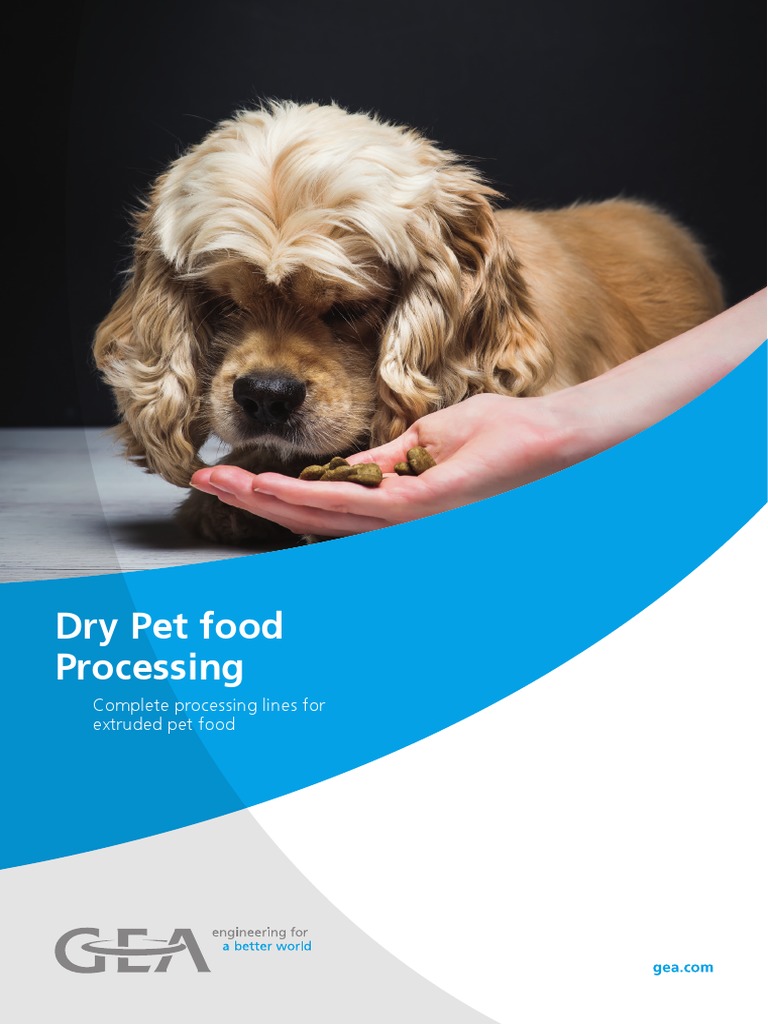 Complete Processing Lines For Extruded Pet Food PDF Extrusion Dog