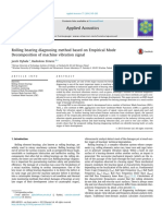 Rolling Bearing Diagnosis Using EMD