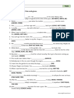 B1 All Tenses T029: Fill in The Correct Form of The Verb Given