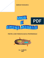 Manual de Rezistența Materialelor PDF
