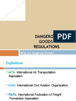 Dangerous Goods Regulations Overview