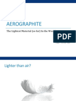 Aerographite: The Lightest Material (So Far) in The World