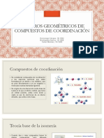 Isomeros Geométricos de Compuestos de Coordinación