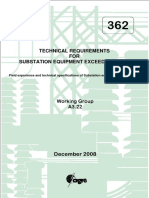 362 Technical Requirement of 800 KV Substation and Above