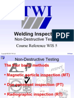 Welding Inspection: Non-Destructive Testing Course Reference WIS 5