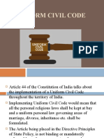 Uniform Civil Code Debate