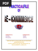 e commerce practical file