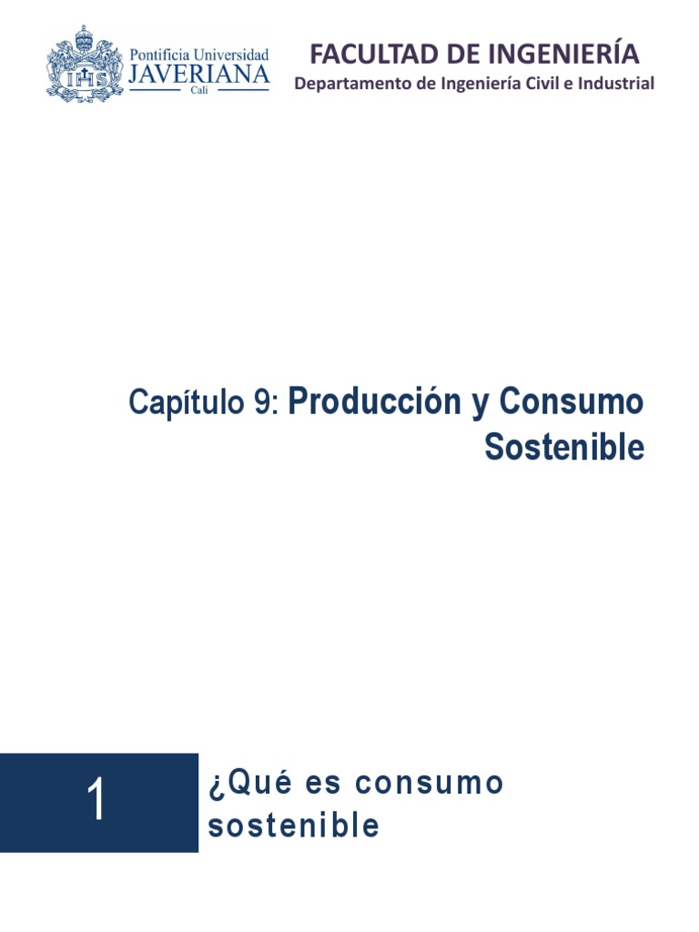 Clase 8 Produccion Y Consumo Sostenible Pdf Evaluación Del Ciclo