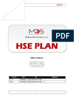 Sample HSE Plan