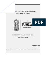 Ley Bienestar Animal Del Estado de Puebla 3 Abril 2020 PDF