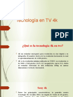 Tecnología en TV 4k