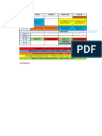 Horarios Cuarto Semestre