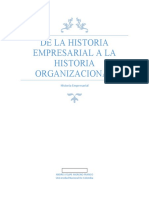 De La Historia Empresarial A La Historia Organizacional (Presentar)
