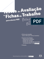 Testes de Avaliação e Fichas de Trabalho para Alunos NEE