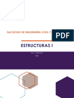 Estructuras I: Facultad de Ingeniería Civil Y Mecánica