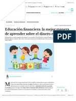 Educación Financiera: La Mejor Manera de Aprender Sobre El Dinero Es Jugando