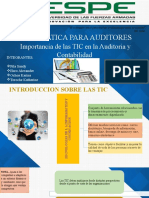 Importancia de Las TIC en La Contabilidad y Auditoria