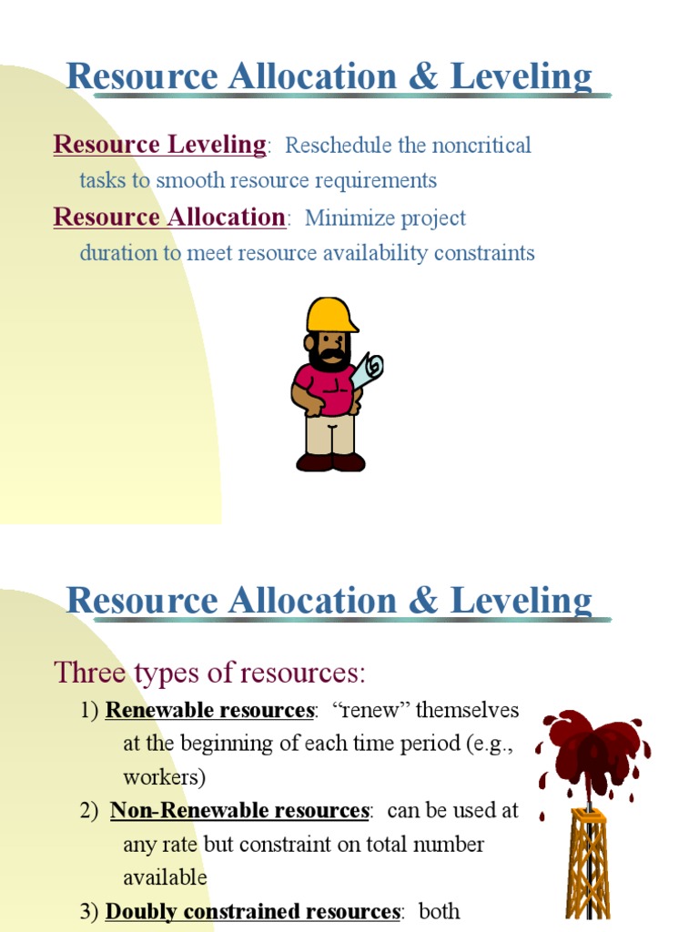 Resource Leveling Resource Allocation | PDF | Project Management | Business