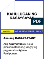 001 Kahulugan NG Kasaysayan