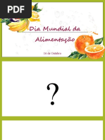 Sessão Dia Mundial da Alimentação