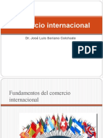 Comercio Internacional: Dr. José Luis Soriano Colchado