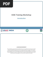 ECBC Training Workshop