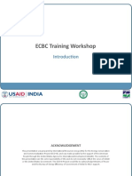 ECBC Training Workshop