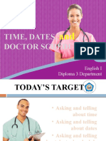 5 Time Dates Doctor's Schedule