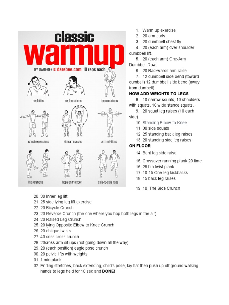 Full-Body Dumbbell Workout Routine | PDF | Dance Science | Human Anatomy