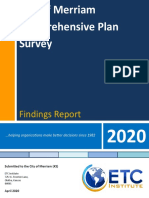 City of Merriam Comprehensive Plan Survey Final Findings (May 1, 2020)