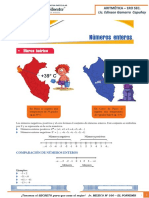 Números enteros y operaciones básicas