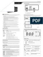 Multi Digital Temp Controller (FX3S SERIES) : Connection Diagram Setting 1 Group