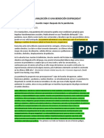 La Pandemia Una Maldicion o Una Bendicion Disfrazada, V3 Mayo