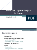 Encuentro ZOOM-Seminario Aprendizaje e Inclusión