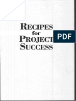 Recipes For Project Success PDF
