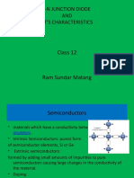 Class 12: P-N Junction Diode AND It'S Characteristics