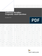 Settlement Discipline: Frequently Asked Questions: December 2019
