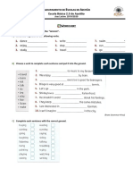 Worksheet - Gerund PDF